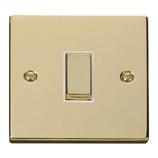VPBR425WH Deco 1 Gang Intermediate 'Ingot' 10AX Sw