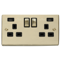 Victorian Polished Brass - Scolmore Click