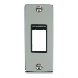 VPCH471BK Deco Single Architrave Plate & Aperture