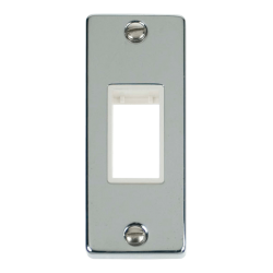 VPCH471WH Deco Single Architrave Plate & Aperture