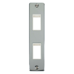 VPCH472WH Deco Double Architrave Plate & Aperture