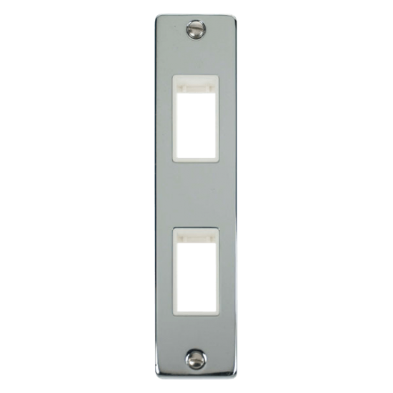 VPCH472WH Deco Double Architrave Plate & Aperture