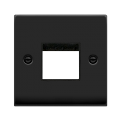 VPMB402BK Deco TWIN SWITCH PLATE1 GANG APERTURE