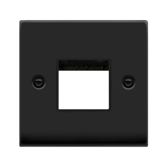 VPMB402BK Deco TWIN SWITCH PLATE1 GANG APERTURE