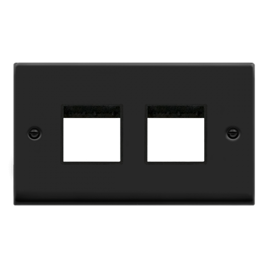 VPMB404BK Deco 2G PLATE(2+2)SW APER