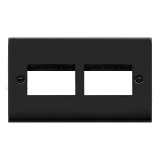 VPMB406BK Deco 2G PLATE(3+3)SW APER