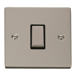 VPPN411BK Deco 1 Gang 2 Way 'Ingot' 10AX Switch -