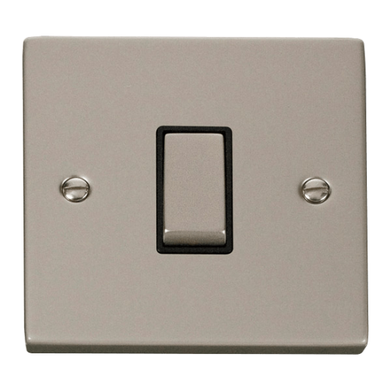 VPPN411BK Deco 1 Gang 2 Way 'Ingot' 10AX Switch -