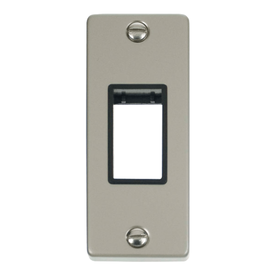 VPPN471BK Deco Single Architrave Plate & Aperture