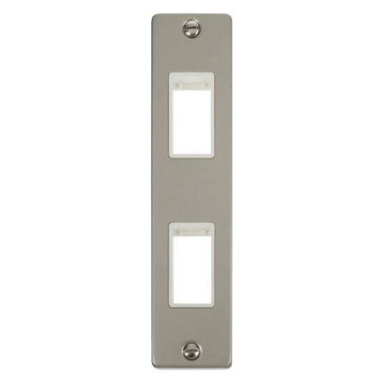 VPPN472WH Deco Double Architrave Plate & Aperture