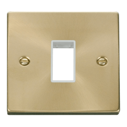 VPSB401WH Deco 1 Gang Plate Single Aperture - Whit