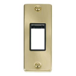 VPSB471BK Deco Single Architrave Plate & Aperture