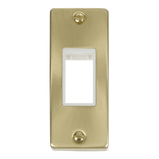 VPSB471WH Deco Single Architrave Plate & Aperture