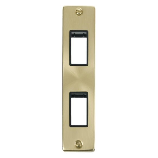 VPSB472BK Deco Double Architrave Plate & Aperture