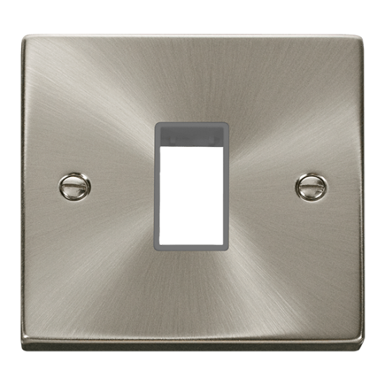 VPSC401GY Deco 1 Gang MiniGrid© Unfurnished Plate