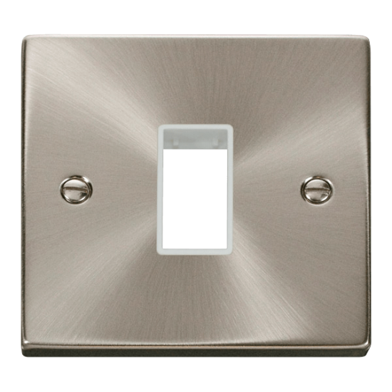 VPSC401WH Deco 1 Gang Plate Single Aperture - Whit