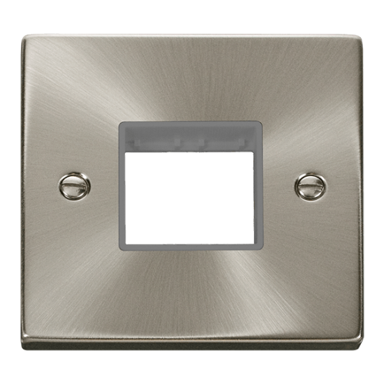 VPSC402GY Deco 1 Gang MiniGrid© Unfurnished Plate
