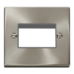 VPSC403GY Deco 1 Gang MiniGrid© Unfurnished Plate