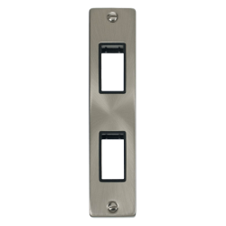 VPSC472BK Deco Double Architrave Plate & Aperture