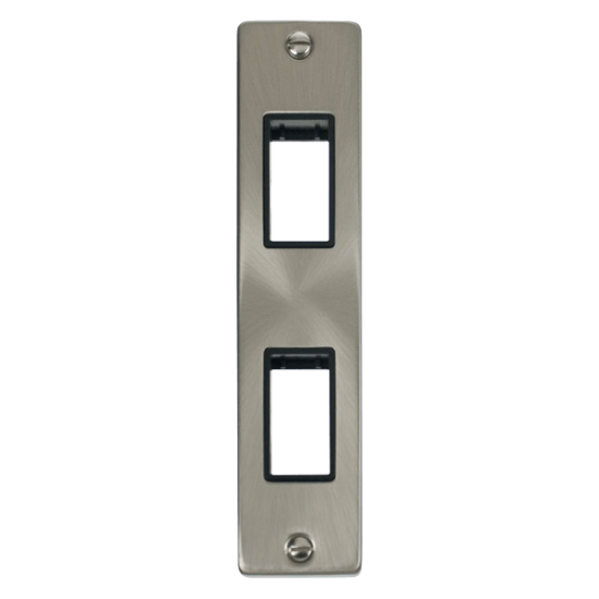 VPSC472BK Deco Double Architrave Plate & Aperture