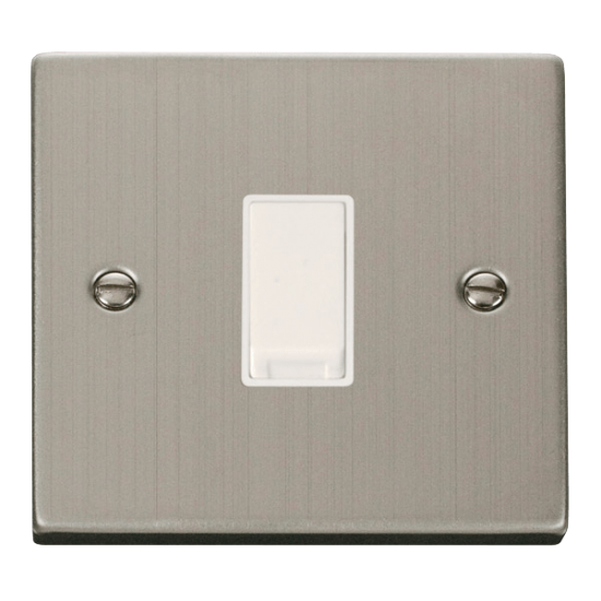 VPSS011WH Deco 1 Gang 2 Way 10AX Switch - White