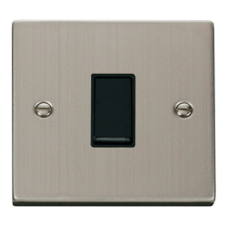 VPSS025BK Deco 1 Gang Intermediate 10AX Switch - B
