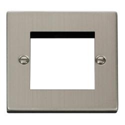 VPSS311 Deco Single Plate (Twin Media Module Apert