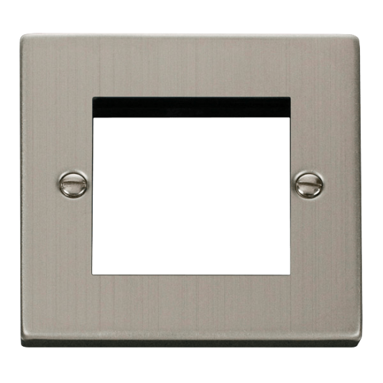 VPSS311 Deco Single Plate (Twin Media Module Apert