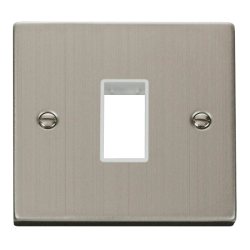 VPSS401WH Deco 1 Gang Plate Single Aperture - Whit