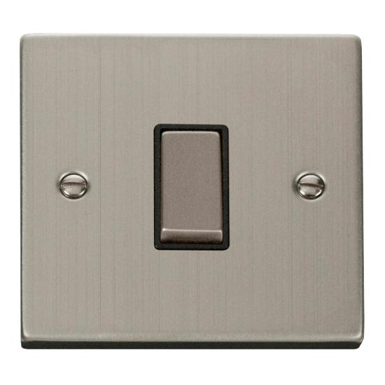 VPSS425BK Deco 1 Gang Intermediate 'Ingot' 10AX Sw