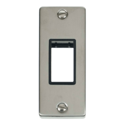 VPSS471BK Deco Single Architrave Plate & Aperture