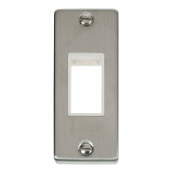 VPSS471WH Deco Single Architrave Plate & Aperture