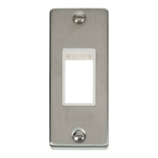 VPSS471WH Deco Single Architrave Plate & Aperture