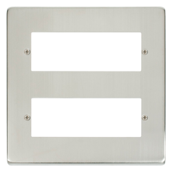 VPSS512 Deco 12 Minigrid Module Plate - St. Steel