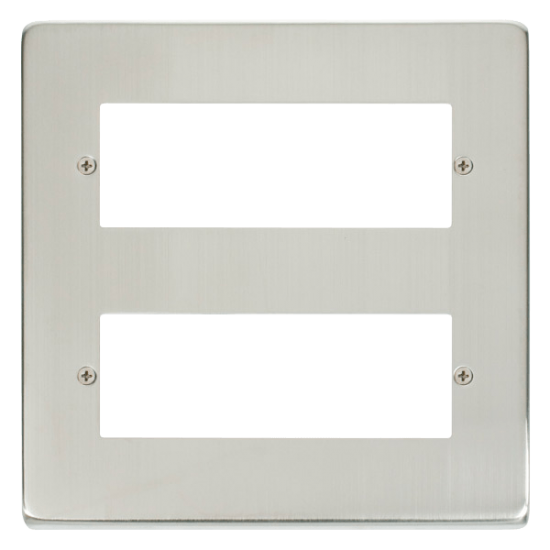 VPSS512 Deco 12 Minigrid Module Plate - St. Steel