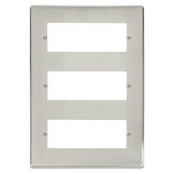 VPSS518 Deco 18 Minigrid Module Plate - St. Steel