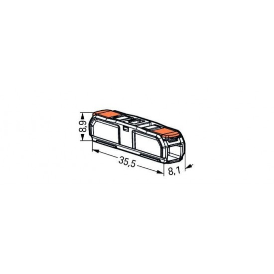 Wago 221-2411 Inline Compact Connector