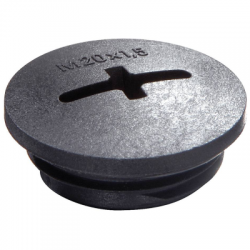 Wiska 10061832 Stop End EVSG20 M20 Black