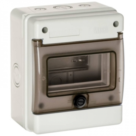 Wiska 1306BR/W Indubox 6 Mod IP65 Polycarbonate
