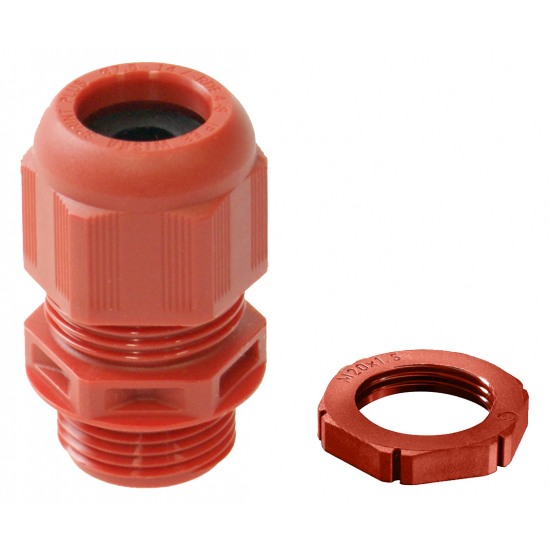 Wiska 20mm Compression Gland Red LSF