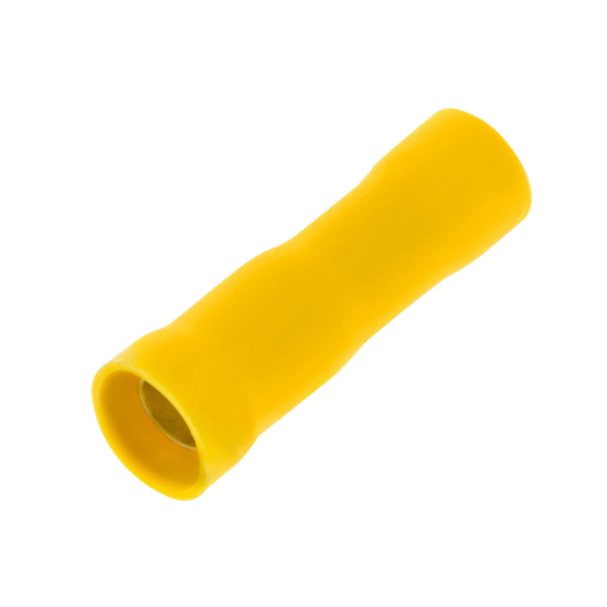 Insulated Through Crimp Yellow 100pk