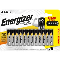 Energizer AAA LR03 1.5V Alkaline Batteries (12PK)