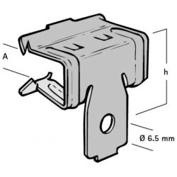 Britclips BC125 2mm to 4mm One Hole Beam Clip