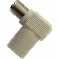 Angled Coaxial Aerial Plug