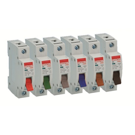Contactum 10A SP B 6kA MCB