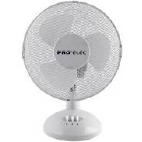 16 Desk Fan - 3 Speed with Oscillation