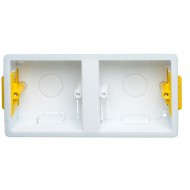 1 Gang + 1 Gang Dual Dry Lining Box 35mm