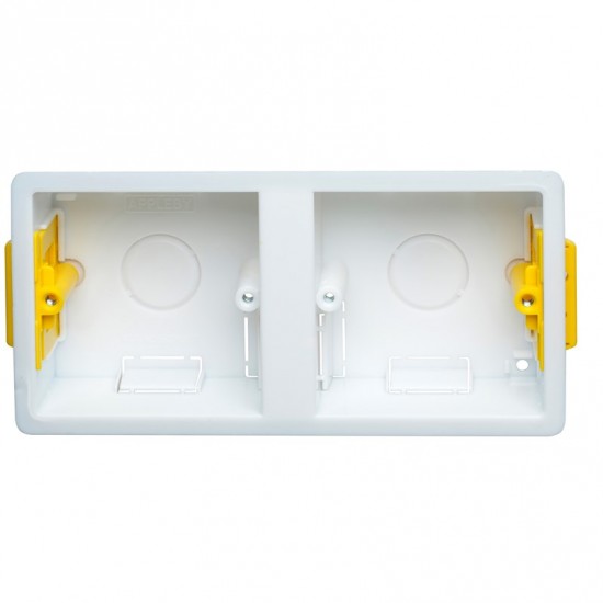 1 Gang + 1 Gang Dual Dry Lining Box 35mm