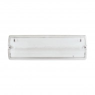 Ovia 3W LED IP65 Maintained Self Test Selectable Emergency Bulkhead White