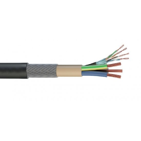 EV-Ultra 3-Core 6.0mm SWA Power & Data Cable EV-ULTRA3C6.0SWA